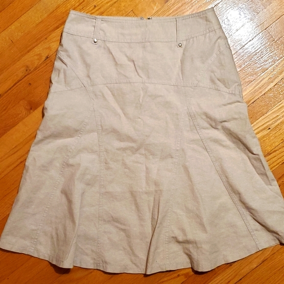 A line Linen skirt - Picture 1 of 5